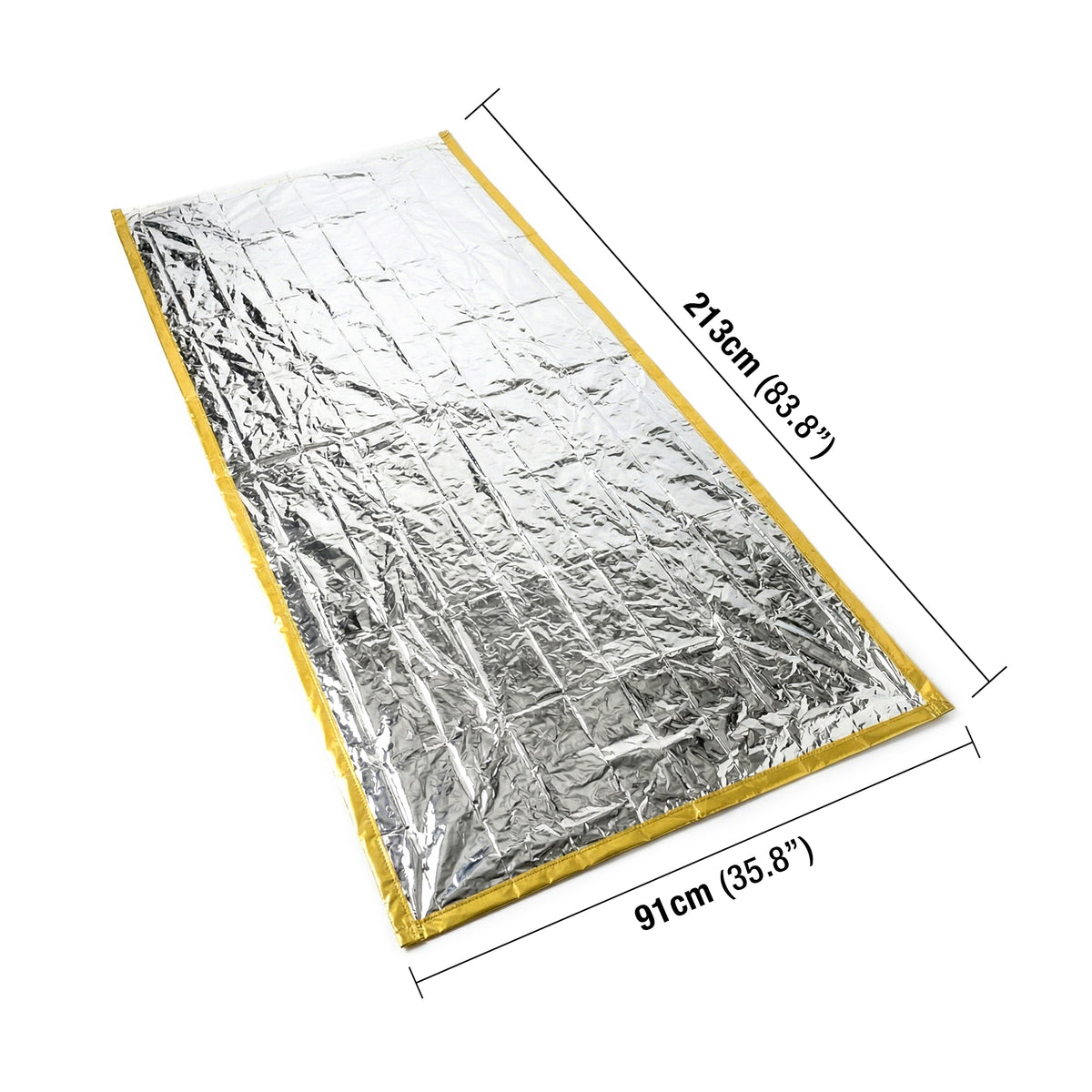 Sac de couchage d'urgence en Mylar