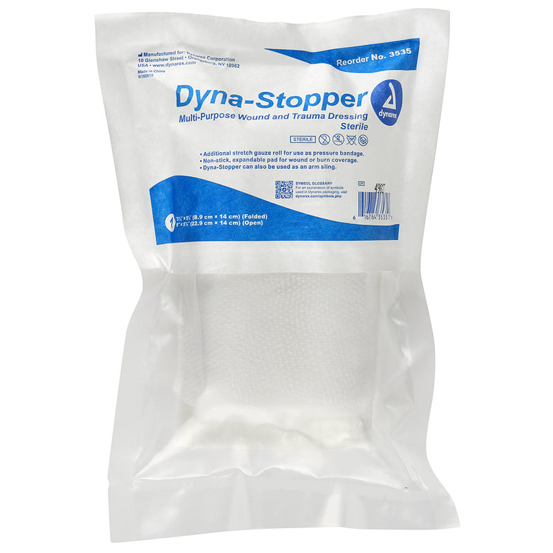 Dynarex Dyna-Stopper Trauma Dressing  - 3 1/2" x 5 1/2"
