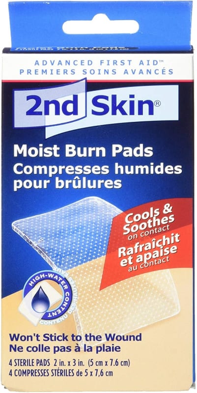 Coussinets anti-brûlures humides 2nd Skin