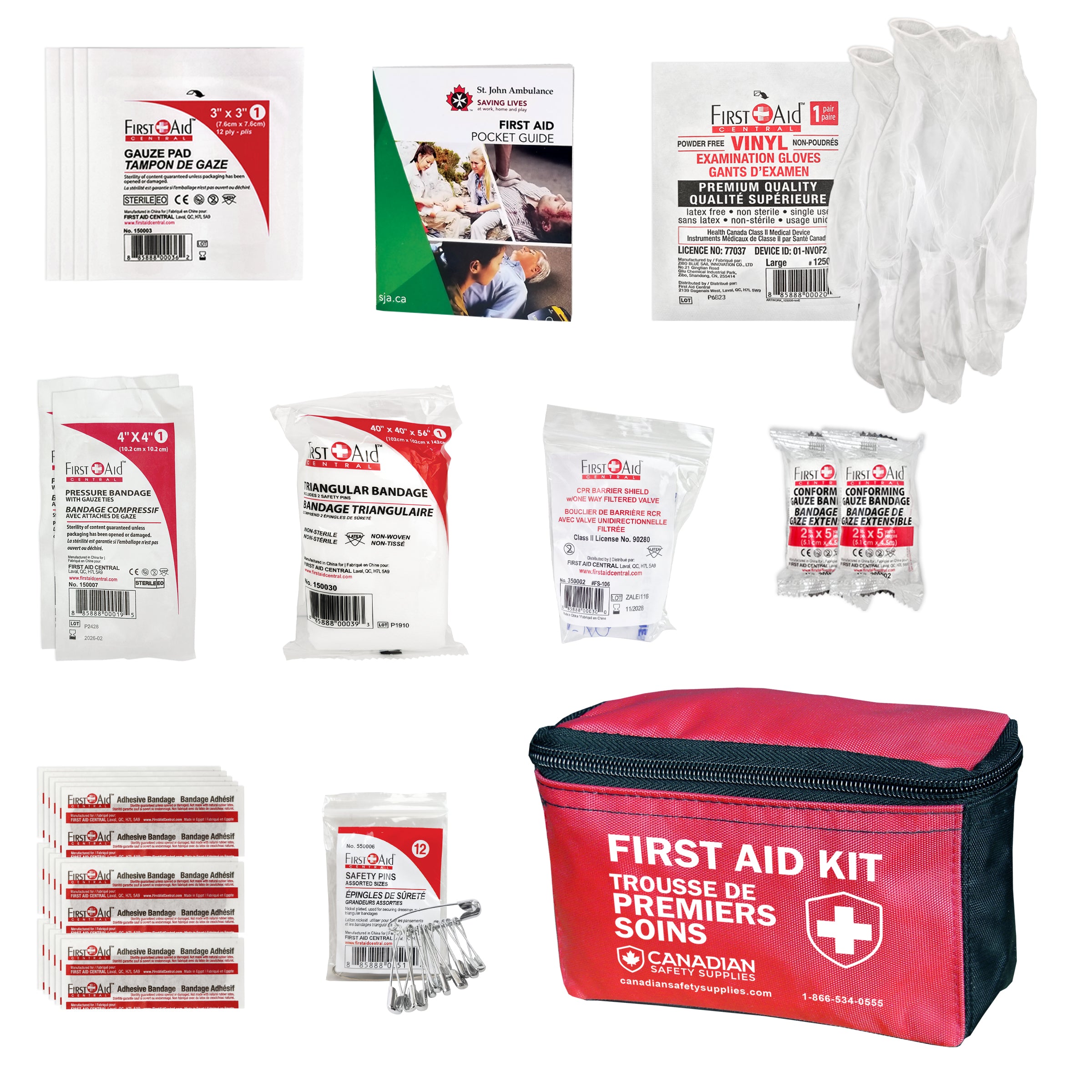 Ontario Section 8 First Aid Kit and Refill - (1-5  Employees)