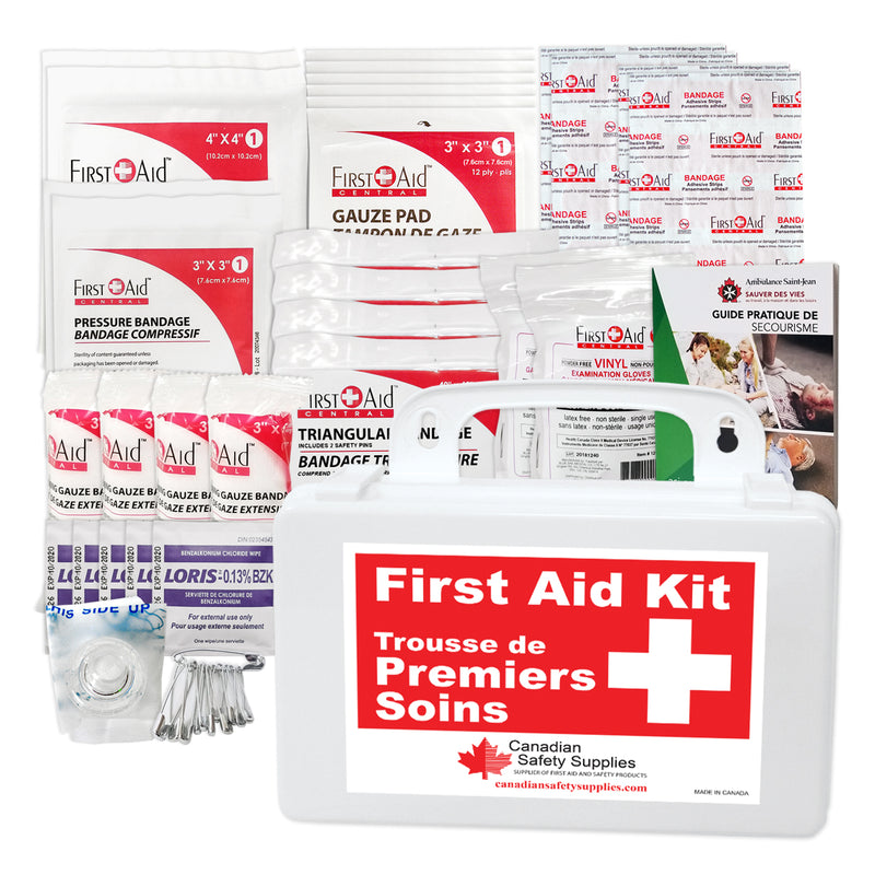 Ontario Section 16 Transportation, Construction, Farm and Bush First Aid Kit and Refill