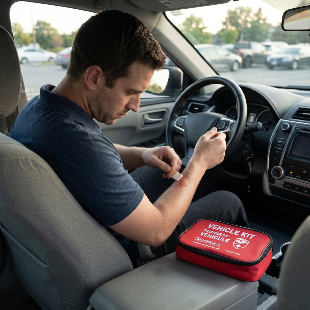 Compact Emergency Auto Safety Kit for Cars | Canadian Safety Supplies
