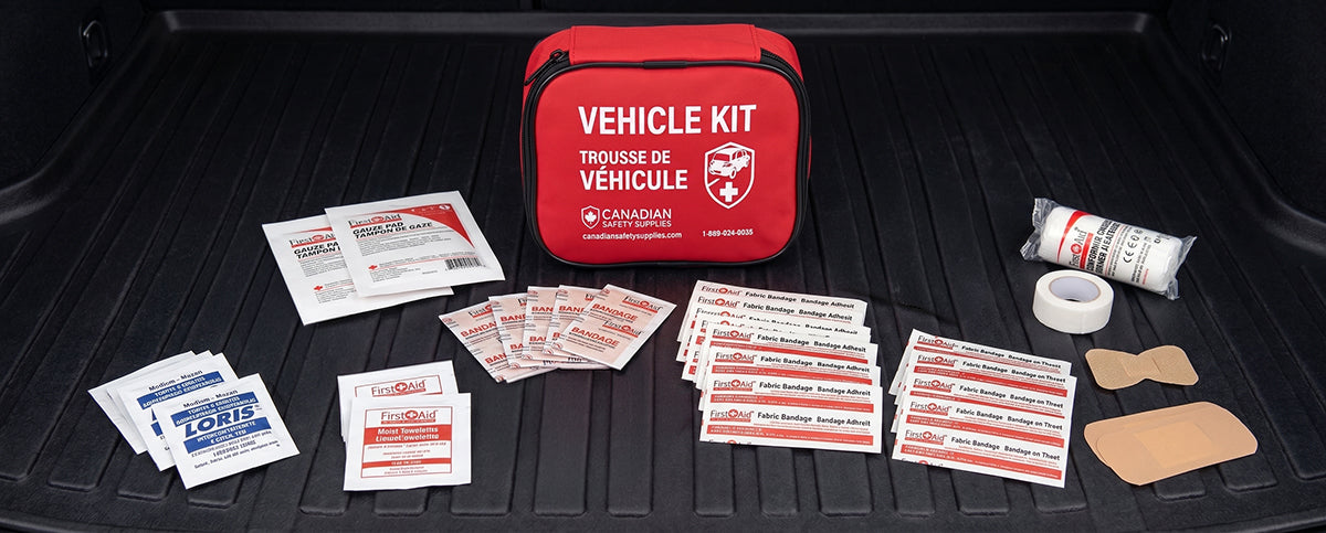 Compact first aid for minor injuries