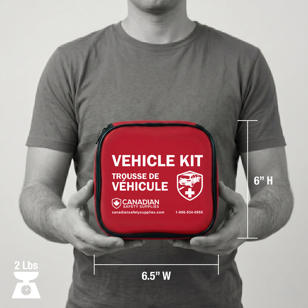 Basic Auto Emergency Kit Items Compact Emergency Auto Safety Kit for Cars | Canadian Safety Supplies