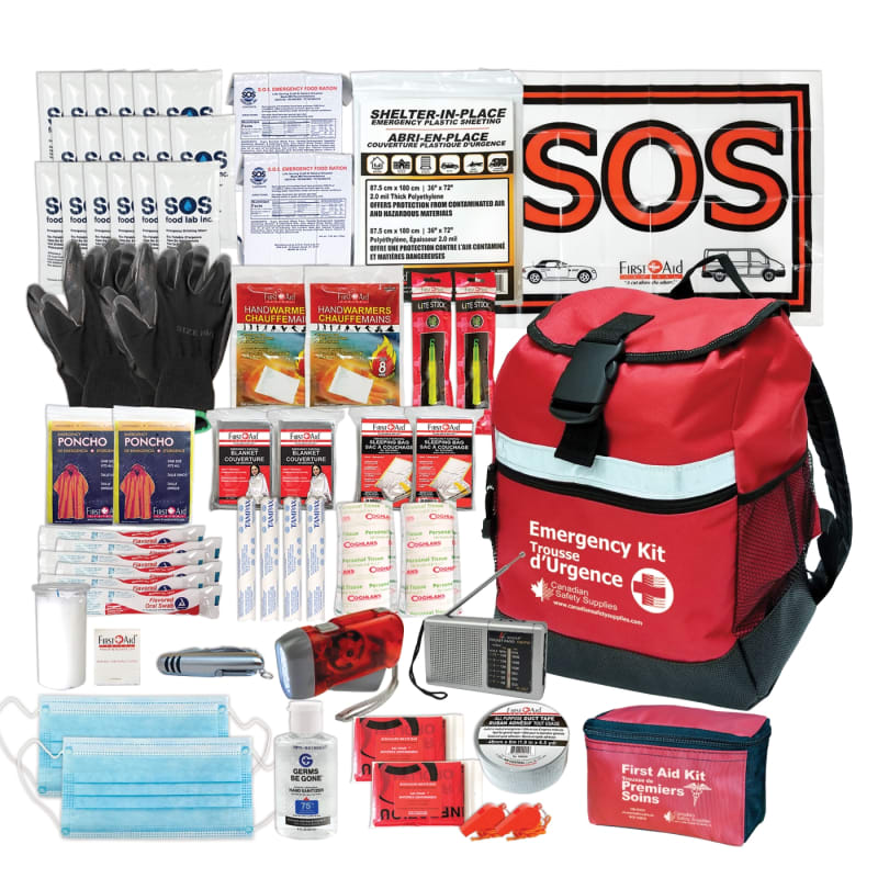 2 Person 72 Hour Emergency Survival Kit with Water