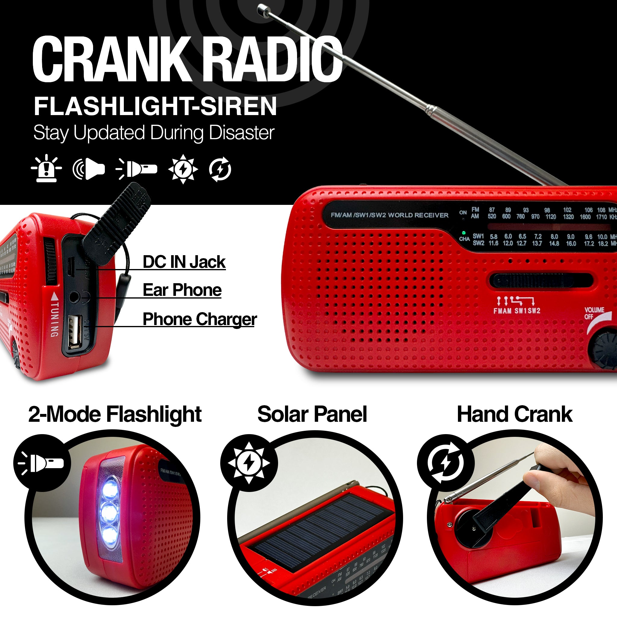 Deluxe 2 Person 72 Hour Emergency Survival Kit with Water