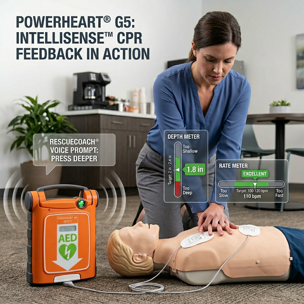 Bill 30 Ontario - Cardiac Science G5 Construction and Workplace AED Package