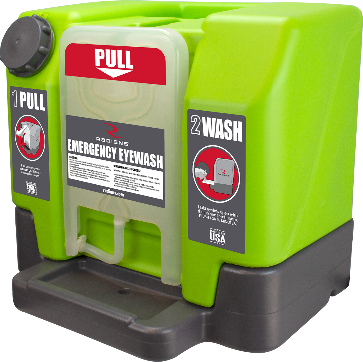 15 Minute Eyewash Station Bundle - 12 Gallons