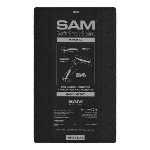 Soft Shell Splint Hand SAM MEDICAL Soft Shell Splint