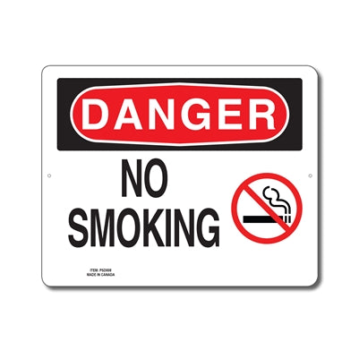 NO SMOKING - DANGER SIGN