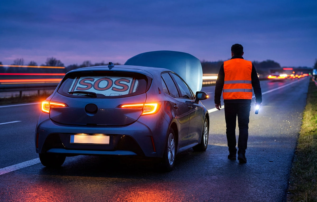 Stay visible and signal for help