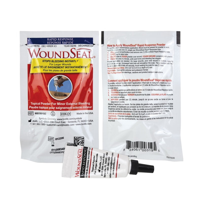 Poudre à réponse rapide WoundSeal