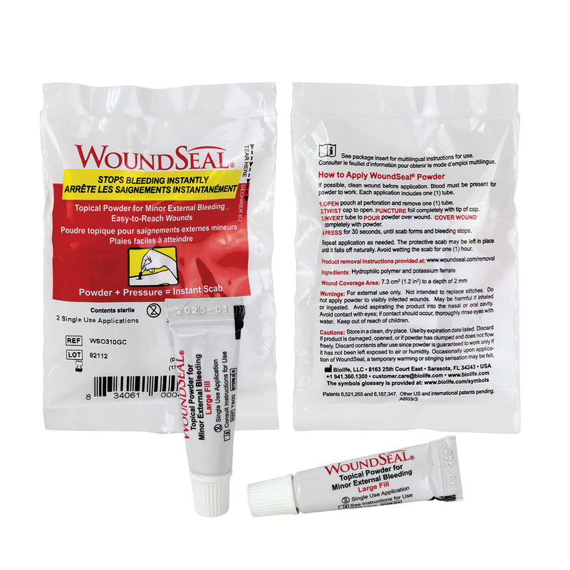 WoundSeal Topical Powder, 2/Pack
