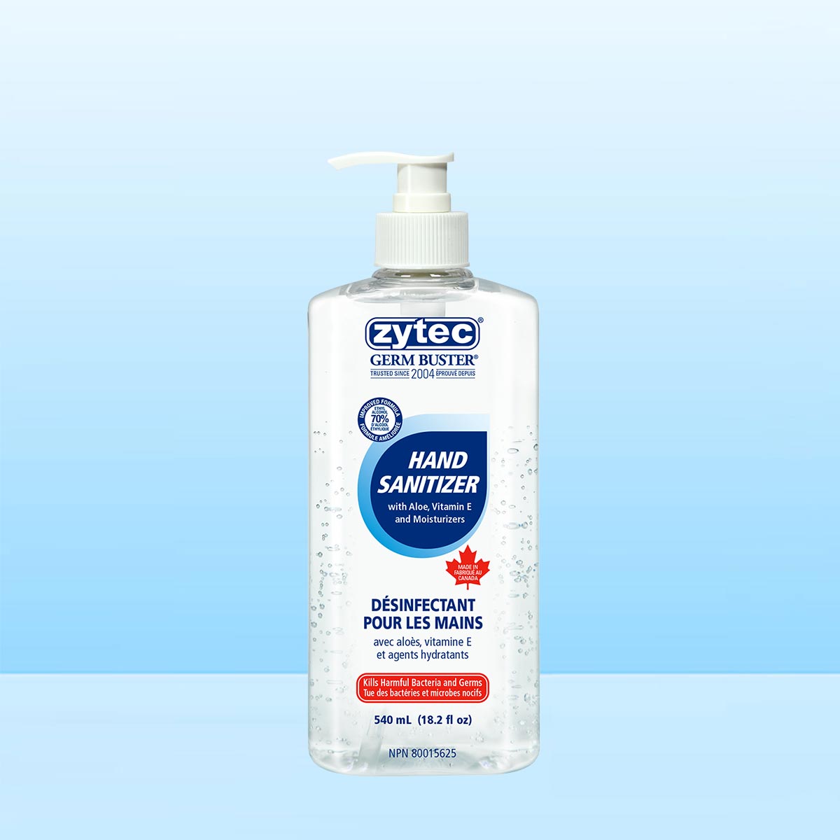 Gel Hand Sanitizer 70% – 540 ml