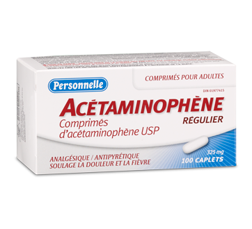 Personnelle Acetaminophen, 325 mg, (100 caplets/bottle)